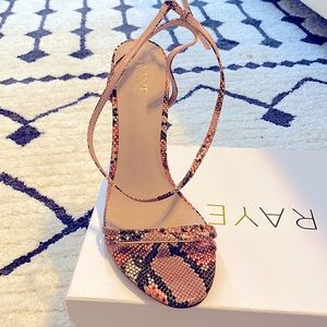 Raye “Clara heel” sandal. Brand new!